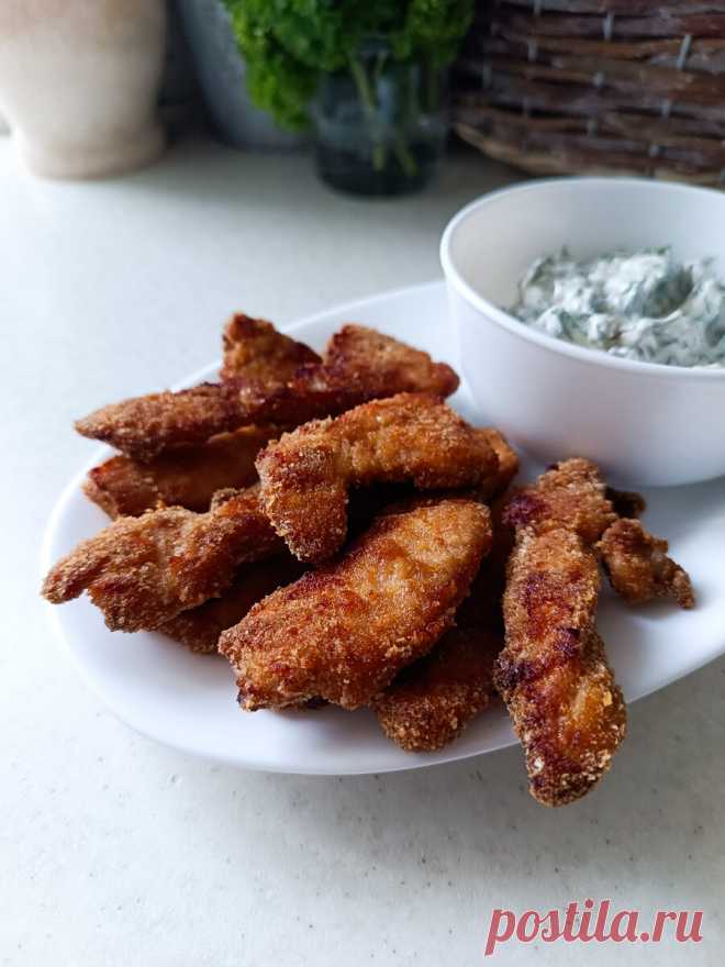 Стрипсы из куриного филе в духовке | МАША да КАША | Дзен