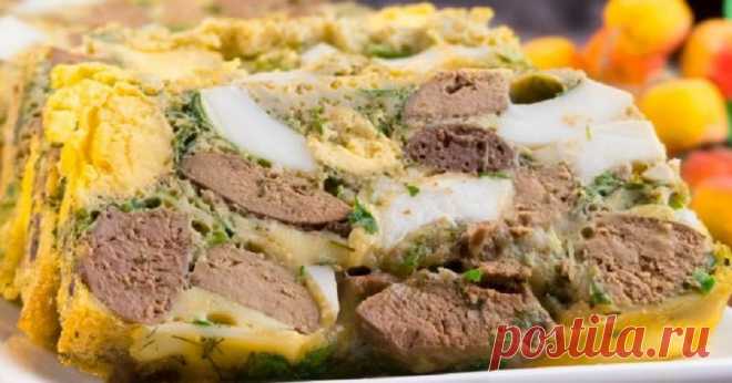Дроб с куриной печенью