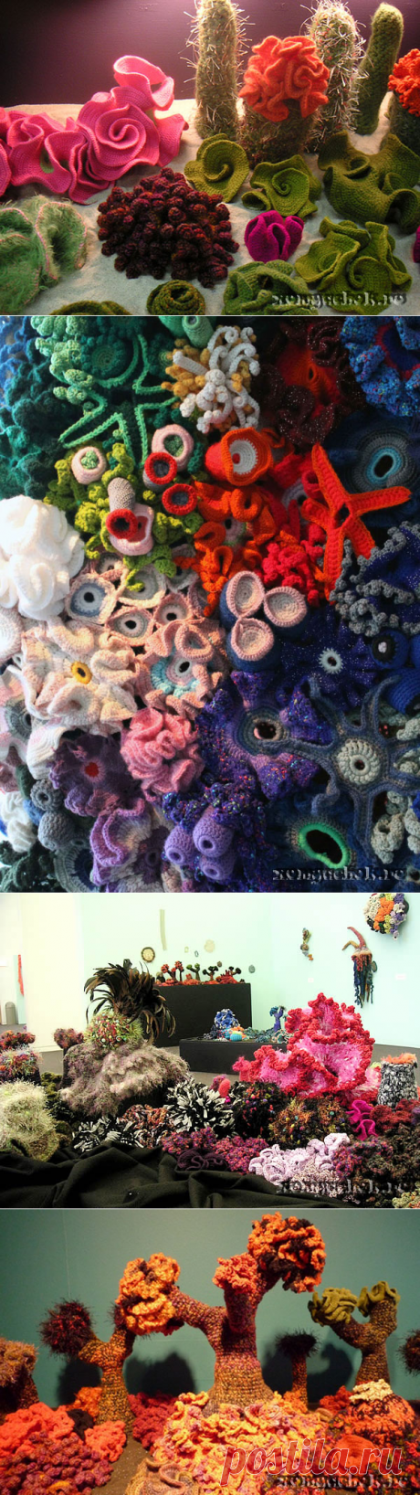 Вязаные кораллы