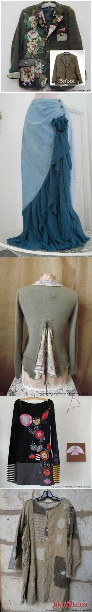 >Идеи переделки одежды в БОХО стиле.