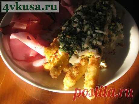Спаржа, запеченная с сухарями и сыром. | 4vkusa.ru