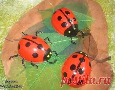 Божья коровка. Мастерим вместе с детьми