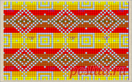 21 жаккардовая схема в стиле норвежских узоров | ЖАККАРДос | Яндекс Дзен