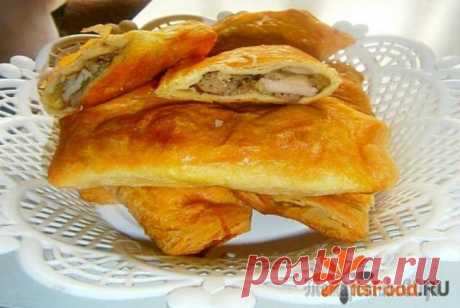 Самса с копченым мясом