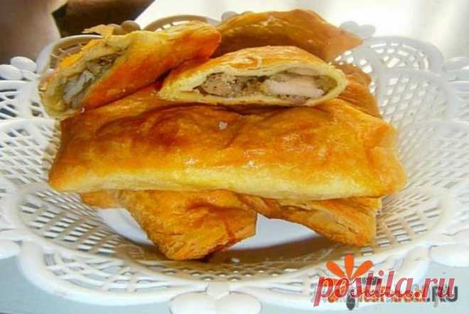 Самса с копченым мясом