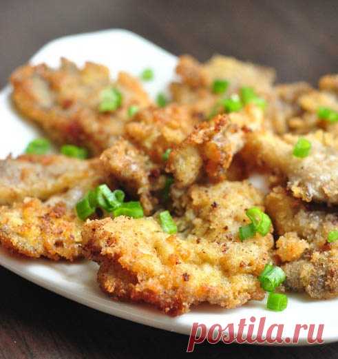 Вешенки в панировке