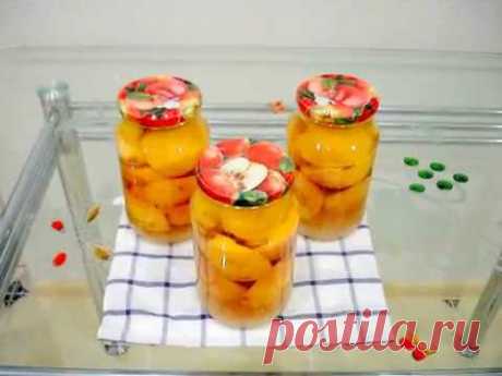 Персики в Сиропе на Зиму☆ Пошаговый Рецепт☆ Peaches in syrup for the winter, step by step recipe