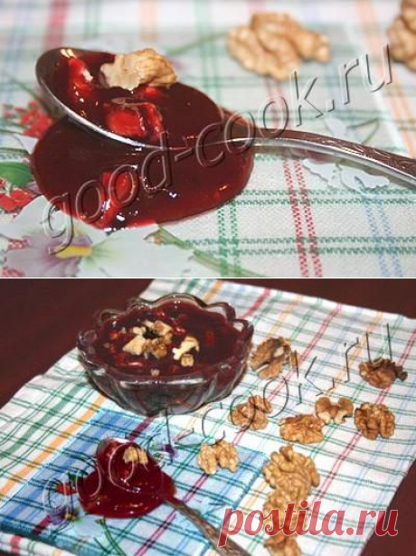 Хорошая кухня - сливовое варенье с бананами и орехами. Кулинарная книга рецептов. Салаты, выпечка.