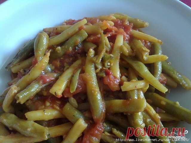 Маринованная стручковая фасоль по-корейски