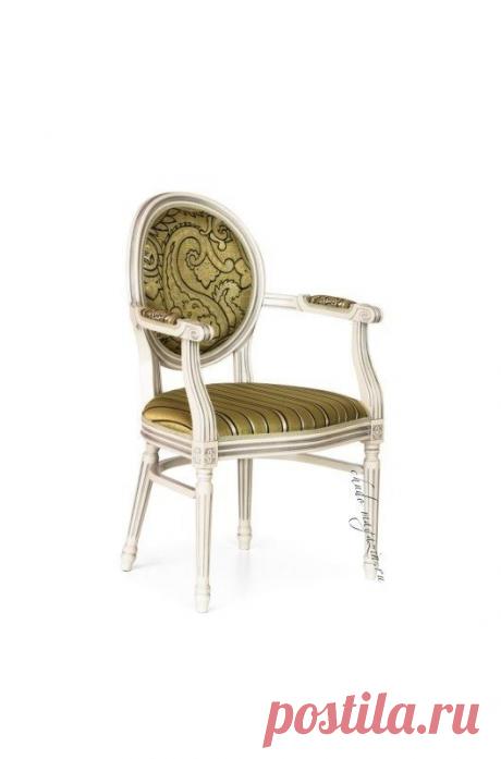 Кресло классическое на ножках с круглой спинкой (Луиз-2) купить по цене 33 560 руб. в Москве — интернет магазин chudo-magazin.ru