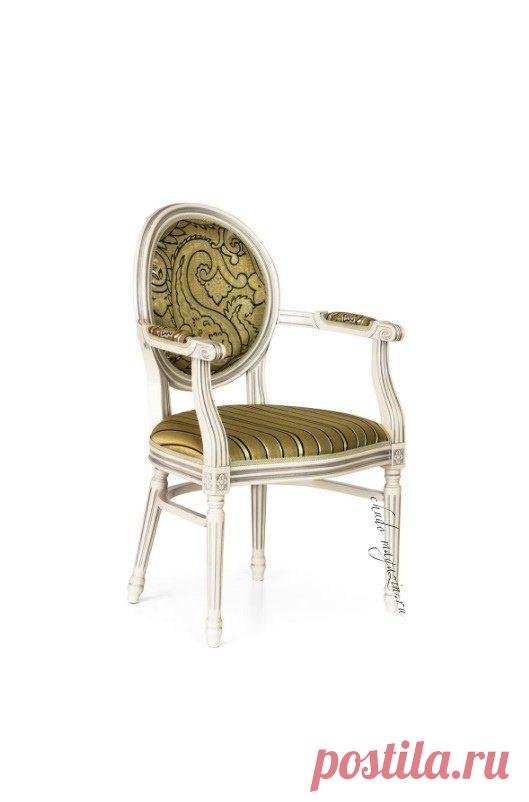 Кресло классическое на ножках с круглой спинкой (Луиз-2) купить по цене 33 560 руб. в Москве — интернет магазин chudo-magazin.ru