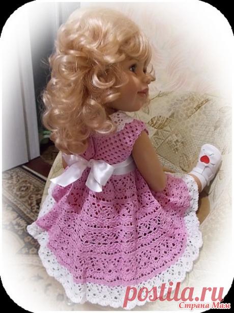 Платье "Розовая лилия" - Вязание - Страна Мам