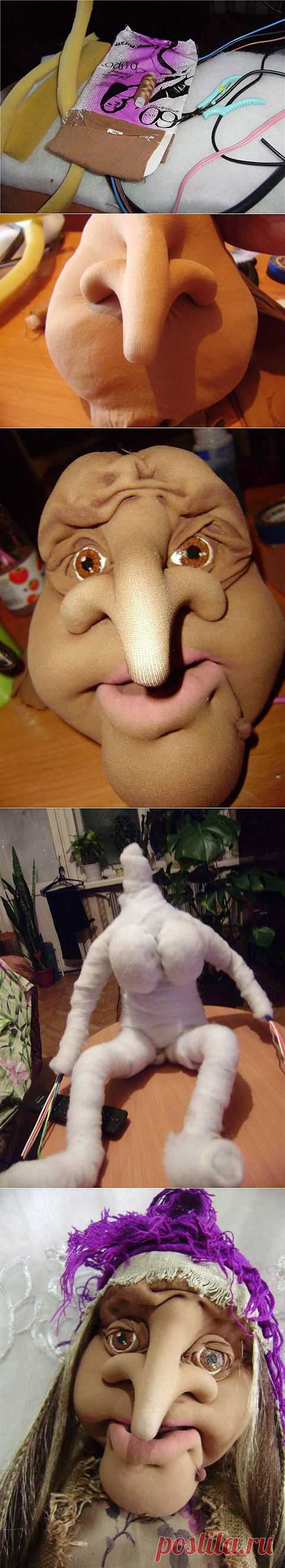 МК "Баба Яга из чулка" от Lana.