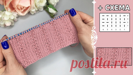 Вязать легко и просто! | Простой Узор для Мужского Свитера и Шарфа спицами