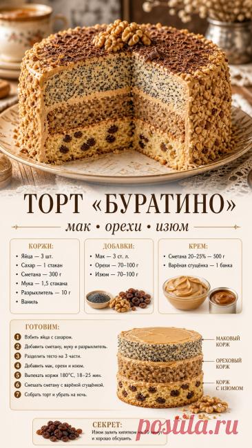 Торт "Буратино"