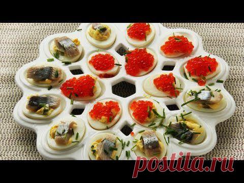 Фаршированные Яйца - Видео рецепт