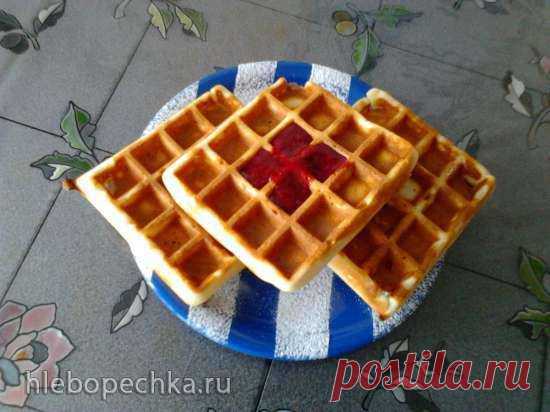Вафли на кефире 