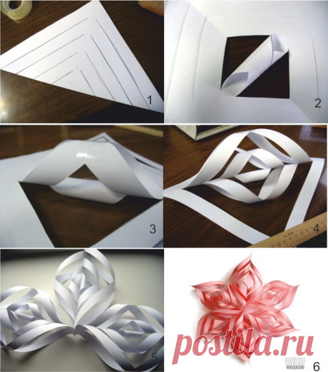 как сделать объемную снежинку из бумаги своими руками: 21 тыс изображений найдено в Яндекс.Картинках