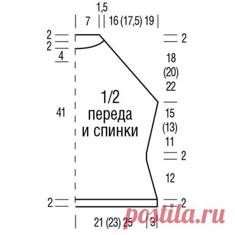 Бирюзовый топ с американской проймой