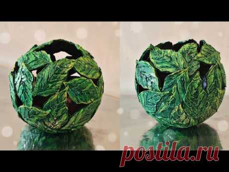 DIY Beautiful Leaves Bowl || Room Decor Idea: