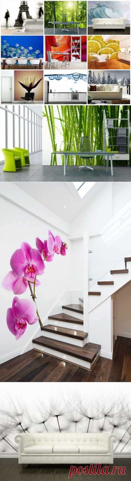 (+1) тема - Фотообои, которые освежат вашу комнату | Роскошь и уют