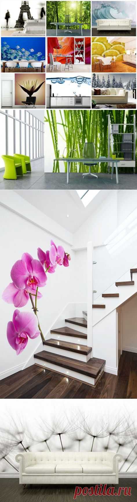 (+1) тема - Фотообои, которые освежат вашу комнату | Роскошь и уют