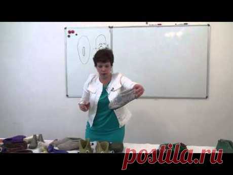 ▶ Ирина Полубояринова. Вырезы для тапочек - YouTube