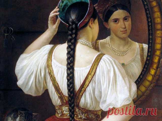 Почему женщины на Руси никогда не стриглись Долгое время женщины всех возрастов и всех сословий на Руси и в Московском государстве знали одну-единственную причёску – косу. Девушки украшали косы лентами или косником, женщины – закрывали повойник…