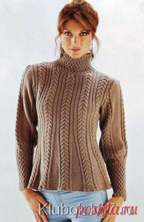 Рельефный джемпер | Клубок
