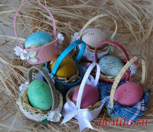Корзинка к Пасхе своими руками http://unusual-crafts.ru Корзинка к Пасхе своими руками