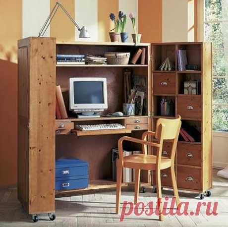 РАЗДВИЖНОЕ рабочее место.Отличная идея с инструкцией и фотографиями