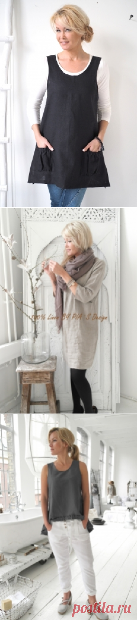 BYPIAS Linen Tunics - BYPIAS