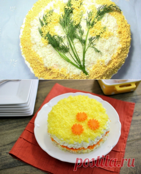 Салат «Мимоза» с сыром / Простые рецепты
