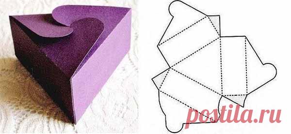 Шаблоны подарочных коробочек