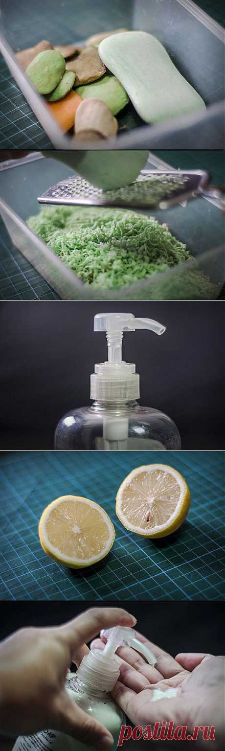 Как сделать жидкое мыло из обмылков | Упрости себе жизнь