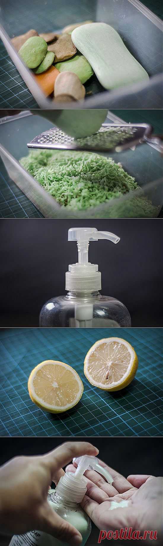 Как сделать жидкое мыло из обмылков | Упрости себе жизнь