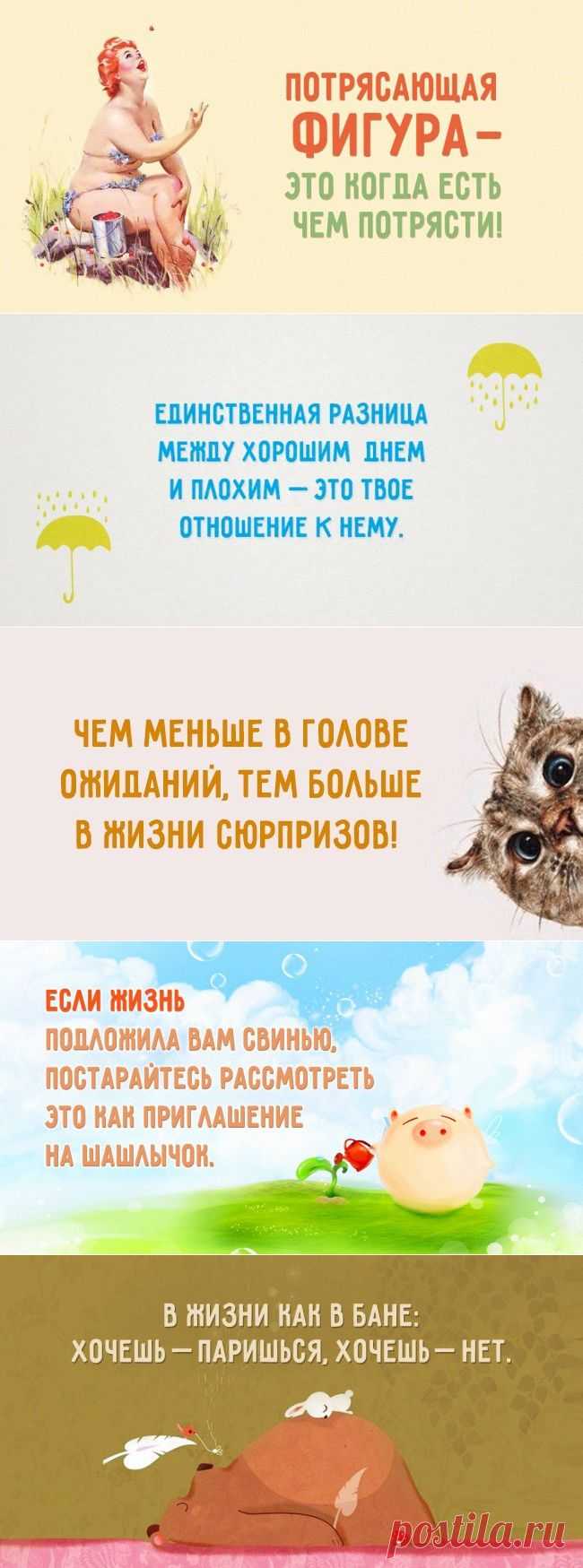 Фразы, мысли, позитивное настроение
