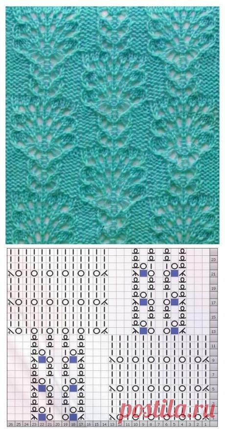 Вяжем спицами. 8 интересных узоров и схмы к ним. | Дневник многодетной мамы | Яндекс Дзен
