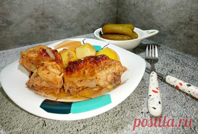 Курица с картошкой в кефире - рецепт автора Марина Юрчук (Рудь)