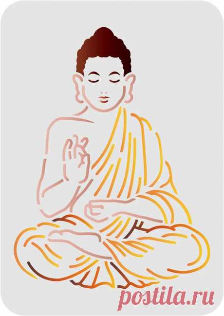 Plantilla de Buda para manualidades, 8,2 "x 11,7"/21x29,7 cm, Buda sentado decorativa de plantilla, plantilla india de plástico reutilizable para pintar - AliExpress