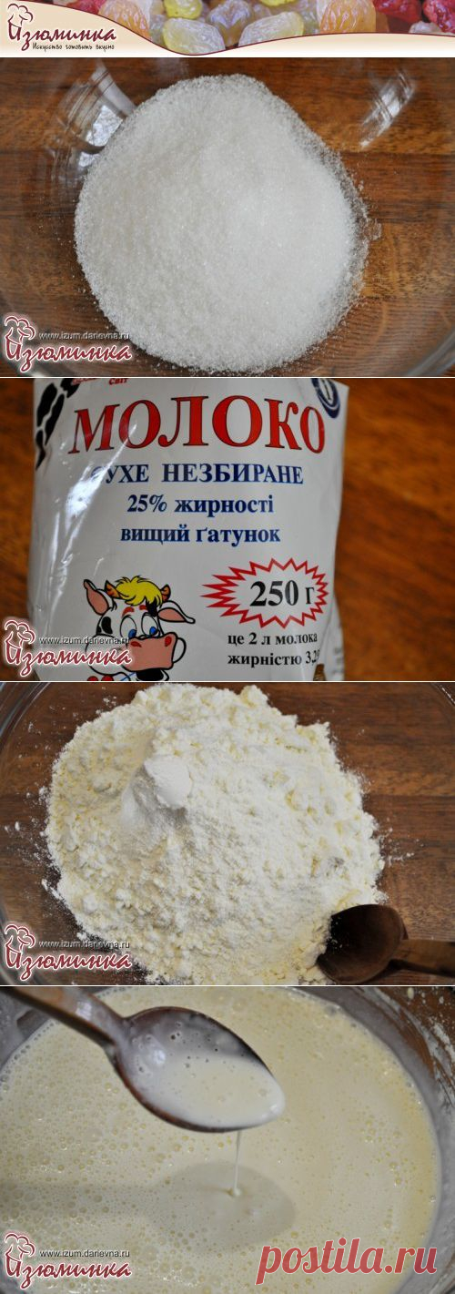как сделать домашнюю сгущенку
http://izuminka.net/
Ингредиенты:

250 г сухого молока;
300 мл цельного молока жирностью не менее 3,2% (лучше - домашнего);
200 г сахара;
щепотка соды.