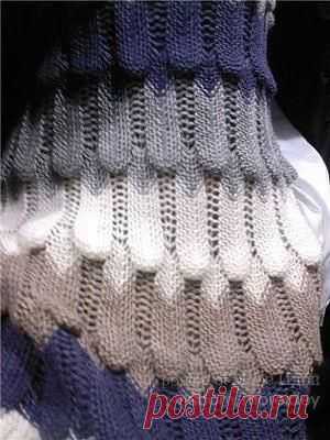 НЕОБЫЧНЫЙ УЗОР СПИЦАМИ / Рукоделие