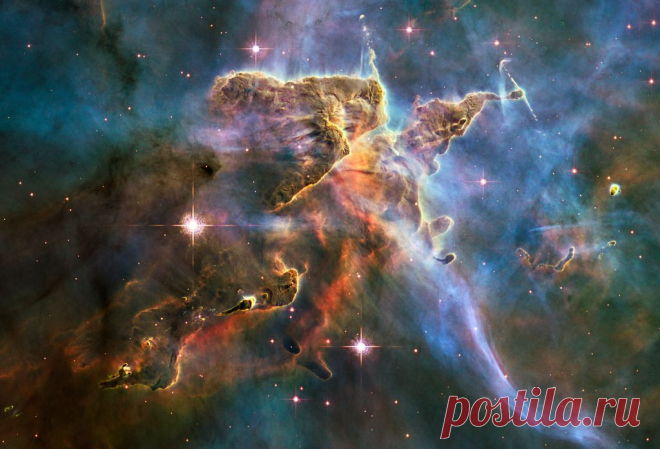 Hubble Captures Spectacular "Landscape" in the Carina Nebula | Flickr - Photo Sharing!