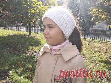 ДЕТСКАЯ ПОВЯЗКА крючком/ Baby headbands - YouTube