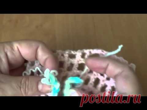 ВЯЗАНИЕ КРЮЧКОМ Объемное вязание по филейной сетке смотреть ролик онлайн