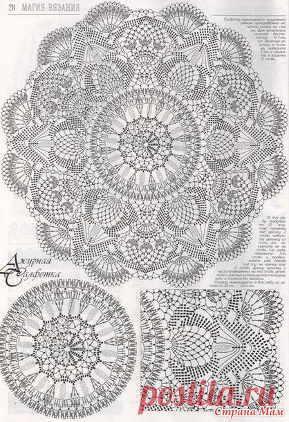 Подборка шикарных, потрясающих схем от Вашей Вдохновелкиной) - Вязание - Страна Мам