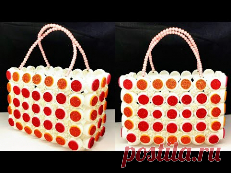 Ide Tas Cantik Dari tutup botol || Bag bottle caps craft || Bottle caps craft ideas