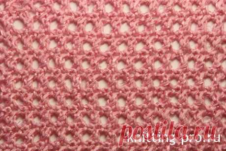 Вязание филейной сетки на спицах - knitting-pro.ru - От азов к мастерству