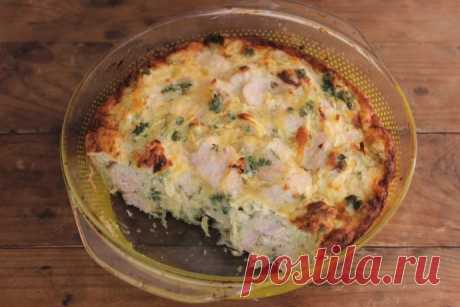 Запеканка с курицей и овощами