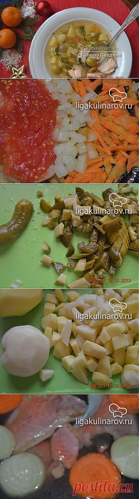Солянка рыбная в мультиварке